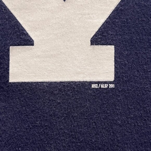 Nike Motor City Detroit Tigers Sleeveless T-Shirt Large Blue Athletic Muscle Tee - Picture 5 of 9